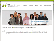 Tablet Screenshot of heiny-hahn.de
